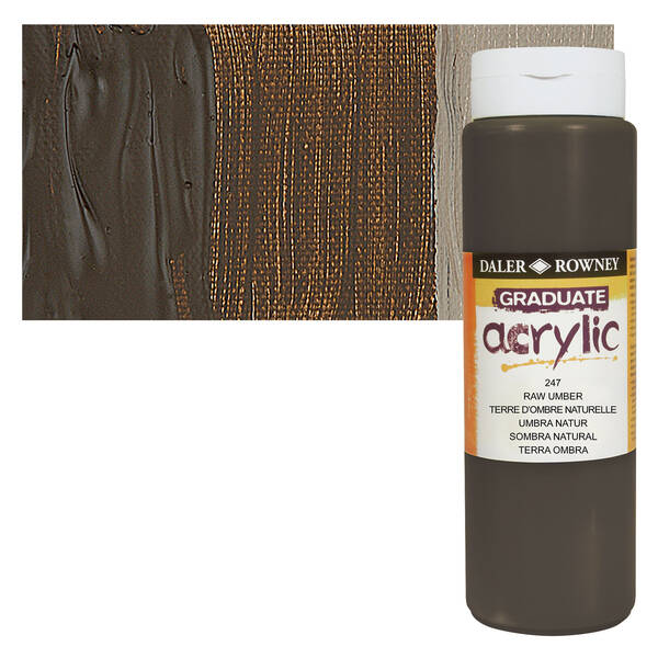 Daler Rowney Graduate Akrilik 500 Ml Raw Umber