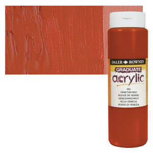 Daler Rowney Graduate Akrilik 500 Ml Venetian Red - 1