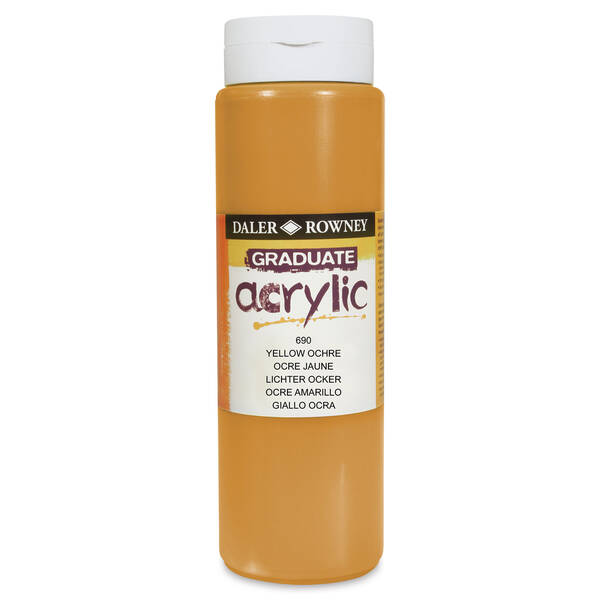 Daler Rowney Graduate Akrilik 500 Ml Yellow Ochre - 3