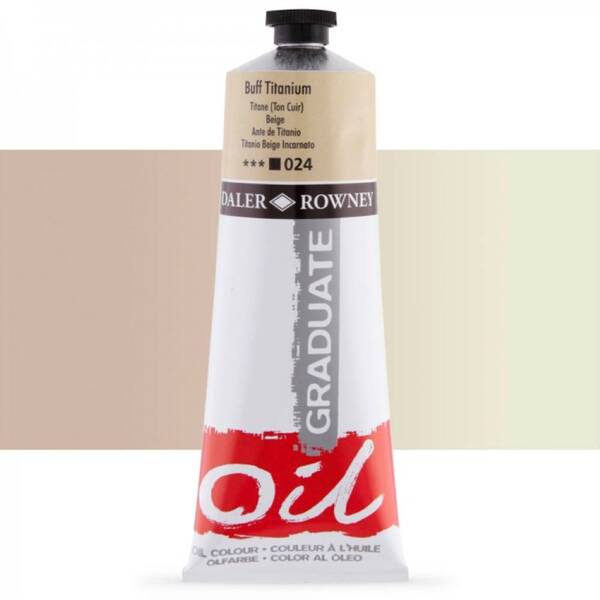 Daler Rowney Graduate Yağlı Boya 200 Ml Buff Titanium - 1