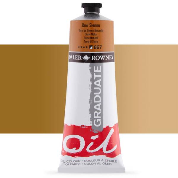 Daler Rowney Graduate Yağlı Boya 200 Ml Raw Sienna - 1