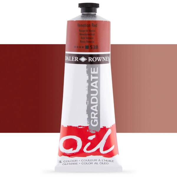 Daler Rowney Graduate Yağlı Boya 200 Ml Venetian Red - 1