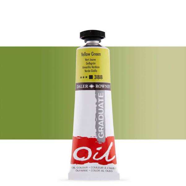 Daler Rowney Graduate Yağlı Boya 200 Ml Yellow Green - 1