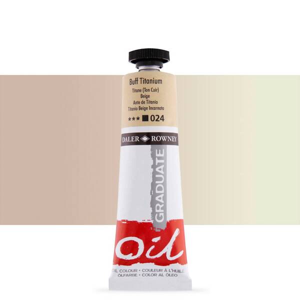 Daler Rowney Graduate Yağlı Boya 38 Ml Buff Titanium - 1