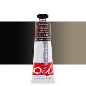 Daler Rowney Graduate Yağlı Boya 38 Ml Burnt Umber - Daler Rowney