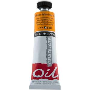 Daler Rowney - Daler Rowney Graduate Yağlı Boya 38 Ml Cadmium Yellow Deep Hue