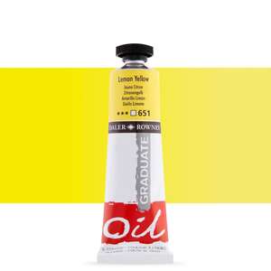Daler Rowney - Daler Rowney Graduate Yağlı Boya 38 Ml Lemon Yellow
