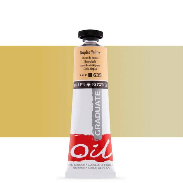 Daler Rowney Graduate Yağlı Boya 38 Ml Naples Yellow - 1