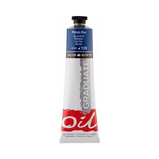 Daler Rowney Graduate Yağlı Boya 38 Ml Phthalo Blue - 1