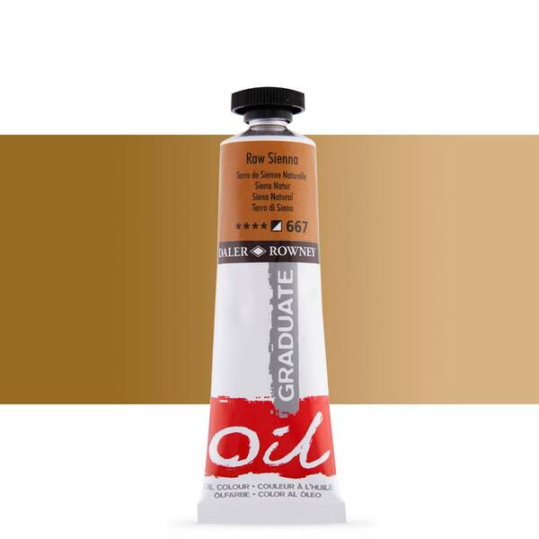 Daler Rowney Graduate Yağlı Boya 38 Ml Raw Sienna - 1