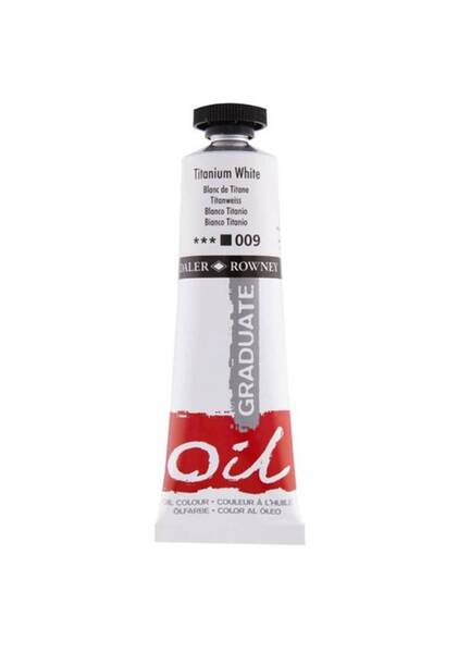 Daler Rowney Graduate Yağlı Boya 38 Ml Titanium White - 1