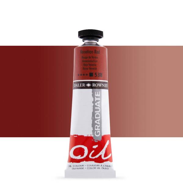 Daler Rowney Graduate Yağlı Boya 38 Ml Venetian Red - 1