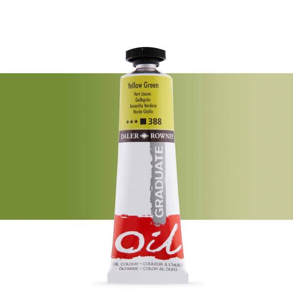 Daler Rowney Graduate Yağlı Boya 38 Ml Yellow Green - 1