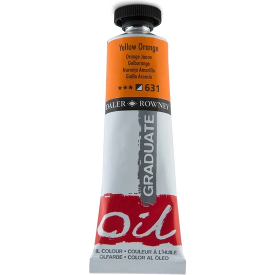 Daler Rowney Graduate Yağlı Boya 38 Ml Yellow Orange - 1