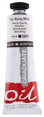 Daler Rowney Graduate Yağlı Boya 38 Ml Zinc Mix White - 1