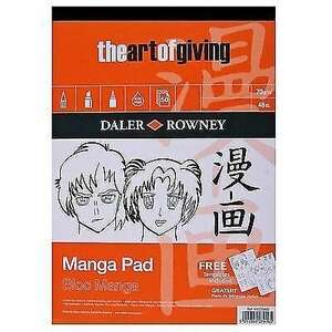 Daler Rowney Manga Marker Defteri A3 70gr 50 Yaprak - Daler Rowney