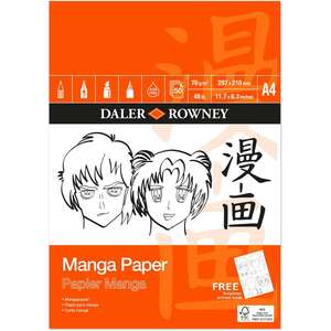Daler Rowney - Daler Rowney Manga Marker Defteri A4 70gr 50 Yaprak