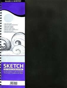 Daler Rowney Simply Sert Kapak Eskiz Defteri A4 100gr 54 Yaprak - Daler Rowney