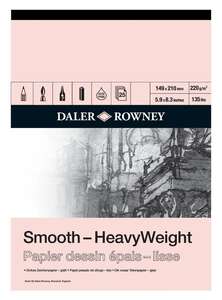 Daler Rowney - Daler Rowney Smooth Heavyweight Eskiz Defteri A5 220 Gr 25 Yaprak