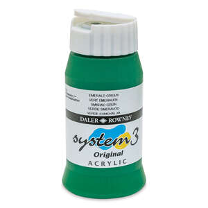 Daler Rowney System 3 Original Akrilik Boya 500 Ml Emerald - 3