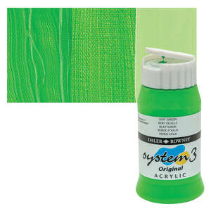 Daler Rowney System 3 Original Akrilik Boya 500 Ml Leaf Green - 1