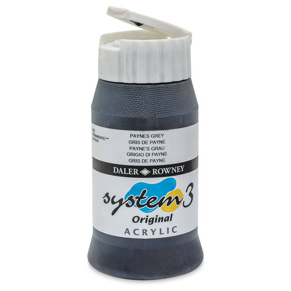 Daler Rowney System 3 Original Akrilik Boya 500 Ml Paynes Grey - 3