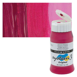 Daler Rowney System 3 Original Akrilik Boya 500 Ml Process Magenta - 1