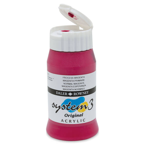 Daler Rowney System 3 Original Akrilik Boya 500 Ml Process Magenta - 3