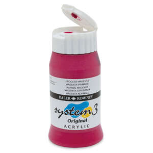 Daler Rowney System 3 Original Akrilik Boya 500 Ml Process Magenta - 3