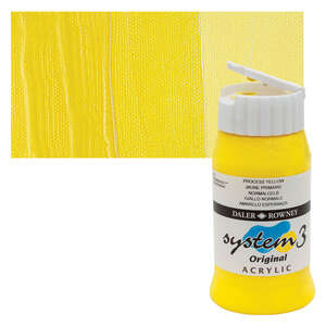 Daler Rowney System 3 Original Akrilik Boya 500 Ml Process Yellow - 1