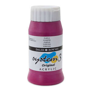 Daler Rowney System 3 Original Akrilik Boya 500 Ml Purple - 3