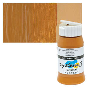 Daler Rowney System 3 Original Akrilik Boya 500 Ml Raw Sienna - 1