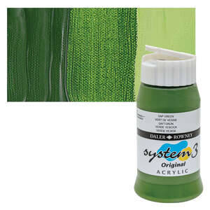 Daler Rowney System 3 Original Akrilik Boya 500 Ml Sap Green - 4