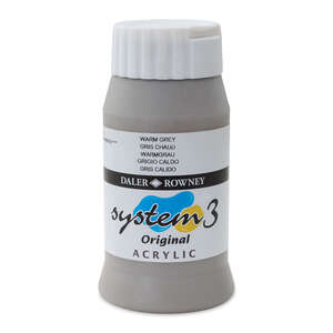 Daler Rowney System 3 Original Akrilik Boya 500 Ml Warm Grey - 3