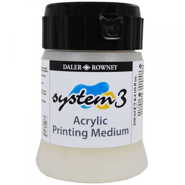 Daler Rowney System 3 Printing Medium Akrilik 250Ml - 1