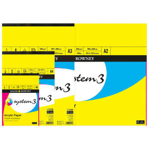 Daler Rowney System3 Pad Akrilik Boya Defterleri - Daler Rowney