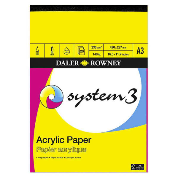 Daler Rowney System3 Pad Akrilik Boya Defterleri - 2