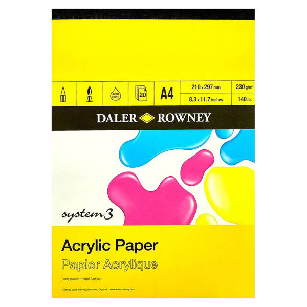 Daler Rowney System3 Pad Akrilik Boya Defterleri - 3