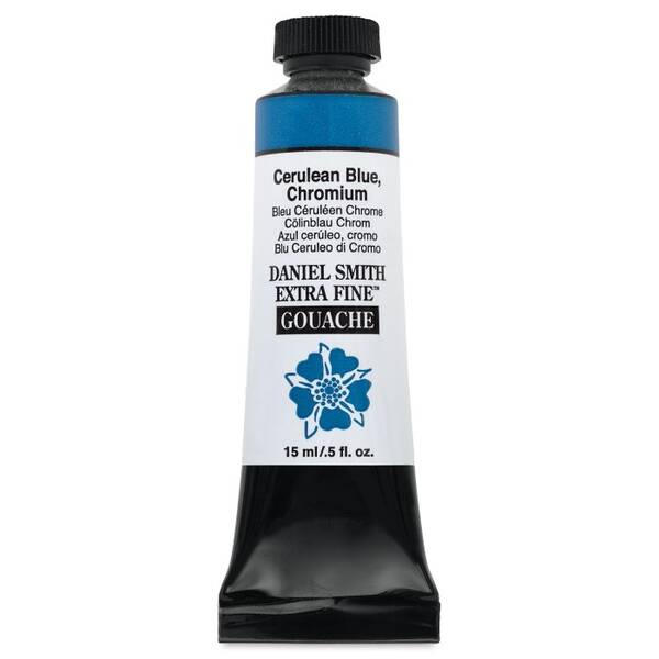 Daniel Smith Extra Fine Guaj Boya 15 Ml Seri 2 Cerulean Blue Chromium - 3