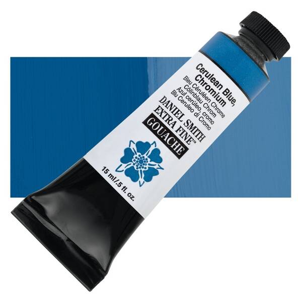 Daniel Smith Extra Fine Guaj Boya 15 Ml Seri 2 Cerulean Blue Chromium - 1