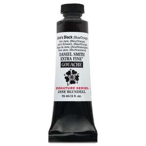 Daniel Smith Extra Fine Guaj Boya 15 Ml Seri 1 Jane's Black (Blue/Orange) - 3