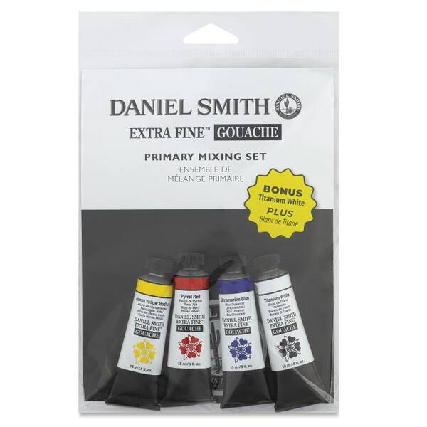 Daniel Smith Extra Fine Guaj Boya Primary Mixing Set 4x15Ml - 1