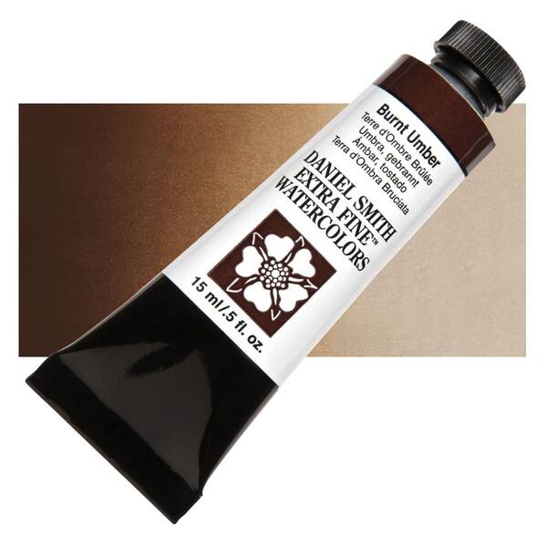 Daniel Smith Extra Fine Tüp Suluboya 15 Ml Seri 1 Burnt Umber - 1