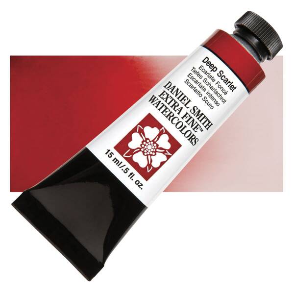 Daniel Smith Extra Fine Tüp Suluboya 15 Ml Seri 1 Deep Scarlet - 1