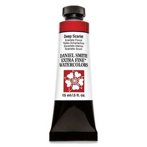 Daniel Smith Extra Fine Tüp Suluboya 15 Ml Seri 1 Deep Scarlet - 3
