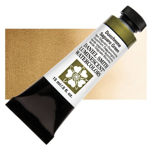 Daniel Smith Extra Fine Tüp Suluboya 15 Ml Seri 1 Duochrome Saguaro Green - 1