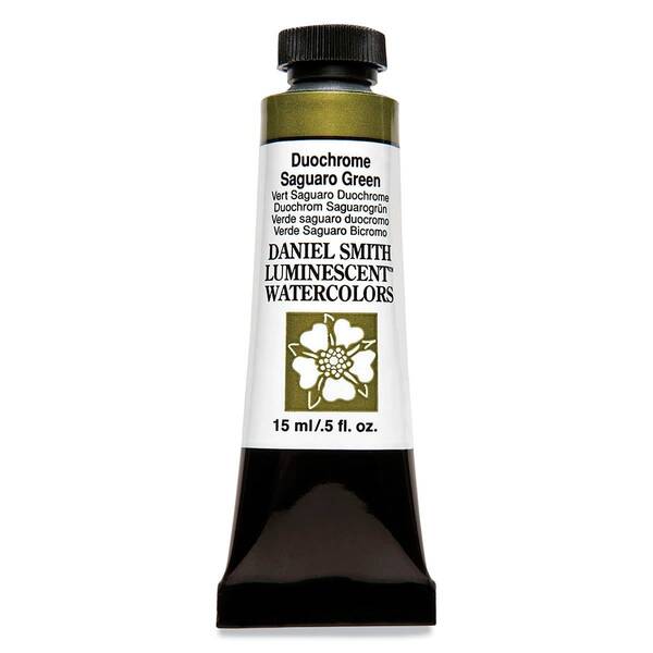 Daniel Smith Extra Fine Tüp Suluboya 15 Ml Seri 1 Duochrome Saguaro Green - 3
