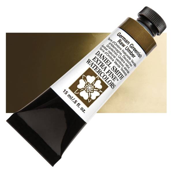 Daniel Smith Extra Fine Tüp Suluboya 15 Ml Seri 1 German Greenish Raw Umber - 1