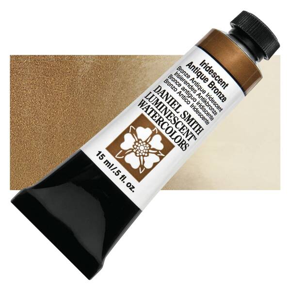 Daniel Smith Extra Fine Tüp Suluboya 15 Ml Seri 1 Iridescent Antique Bronze - 1