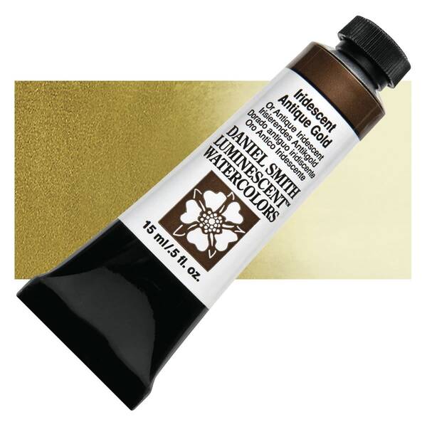 Daniel Smith Extra Fine Tüp Suluboya 15 Ml Seri 1 Iridescent Antique Gold - 1